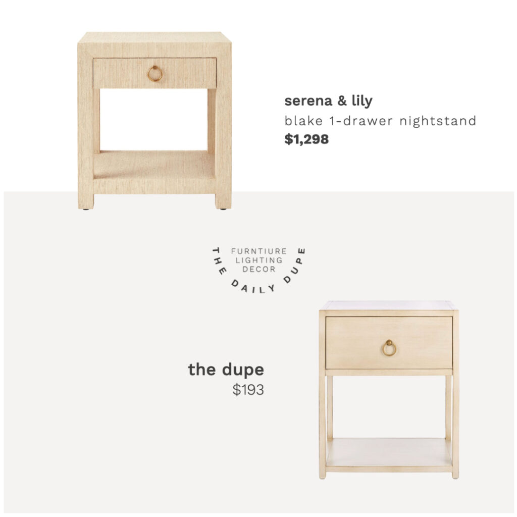 Serena & Lily Blake Nightstand Dupe - The Daily Dupe